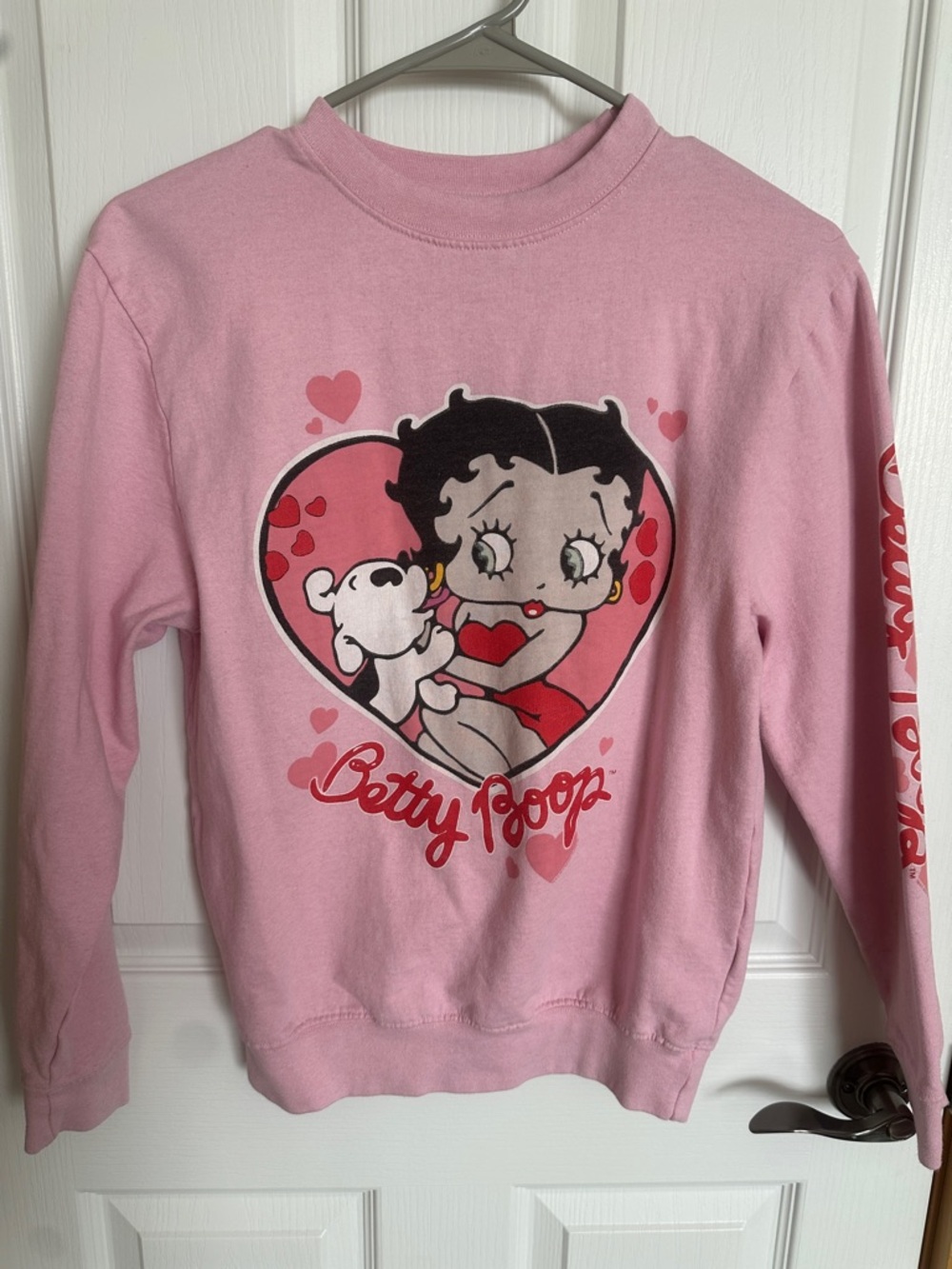 Betty Boop Pink Crewneck